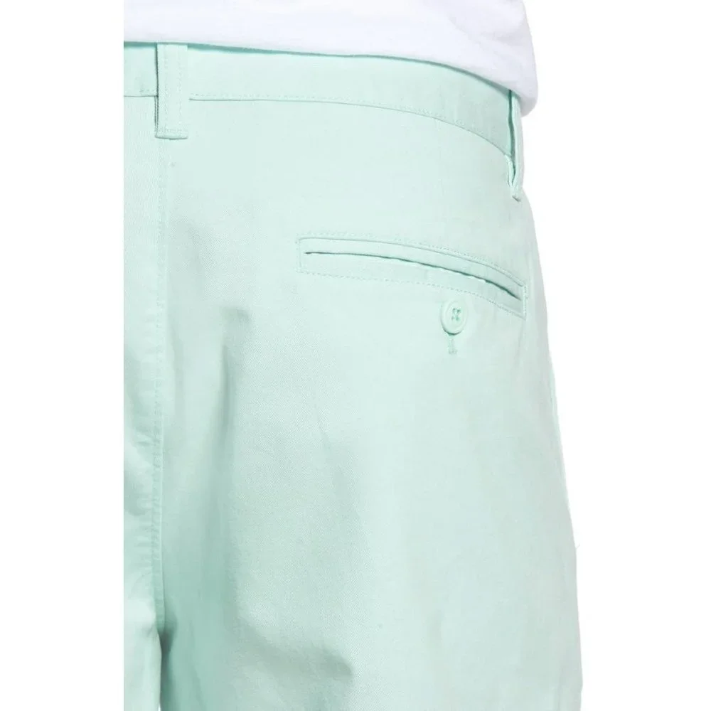 SOLd BONOBOS Mens Aqua Blue Stretch Washed Chino 7 inch Shorts Sz 31 NWT - Picture 3 of 13